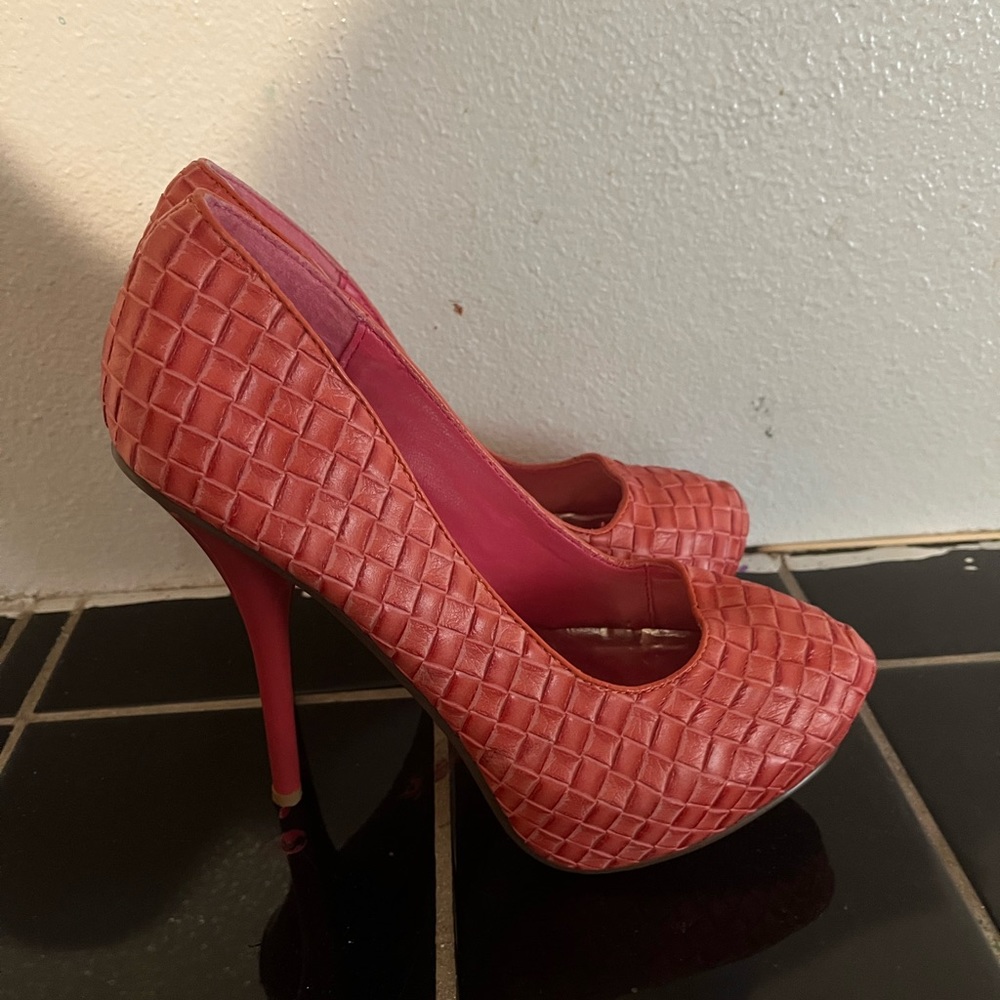 styluxe coral high heel shoes